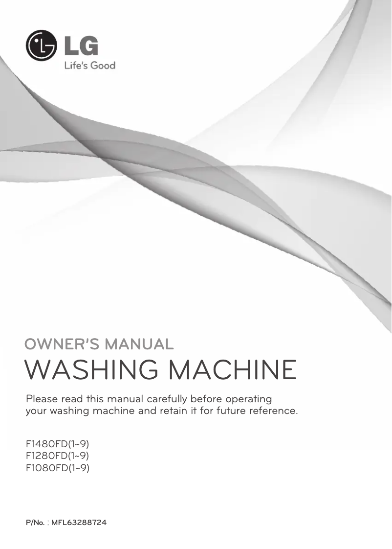 Image de la première page du manuel de l'appareil F1480FD6