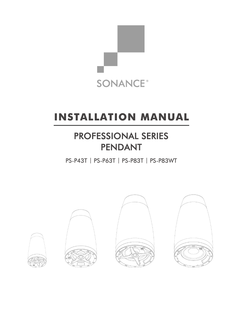 Image de la première page du manuel de l'appareil Professional PS-P83T