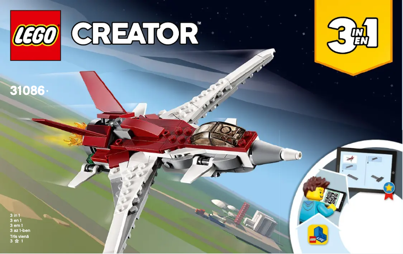 Page n°1 - Manuel utilisateur Lego Creator 31086