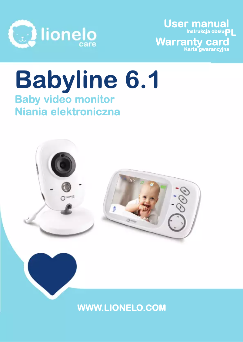 Page n°1 - Manuel utilisateur Lionelo Babyline 6.1
