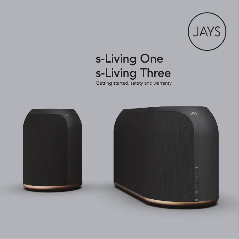 Page n°1 - Manuel utilisateur JAYS s-Living Three