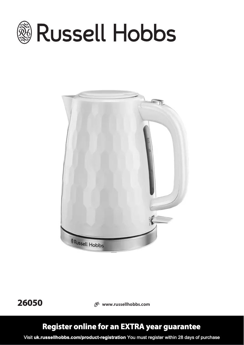 Page n°1 - Manuel utilisateur Russell Hobbs Honeycomb 26050