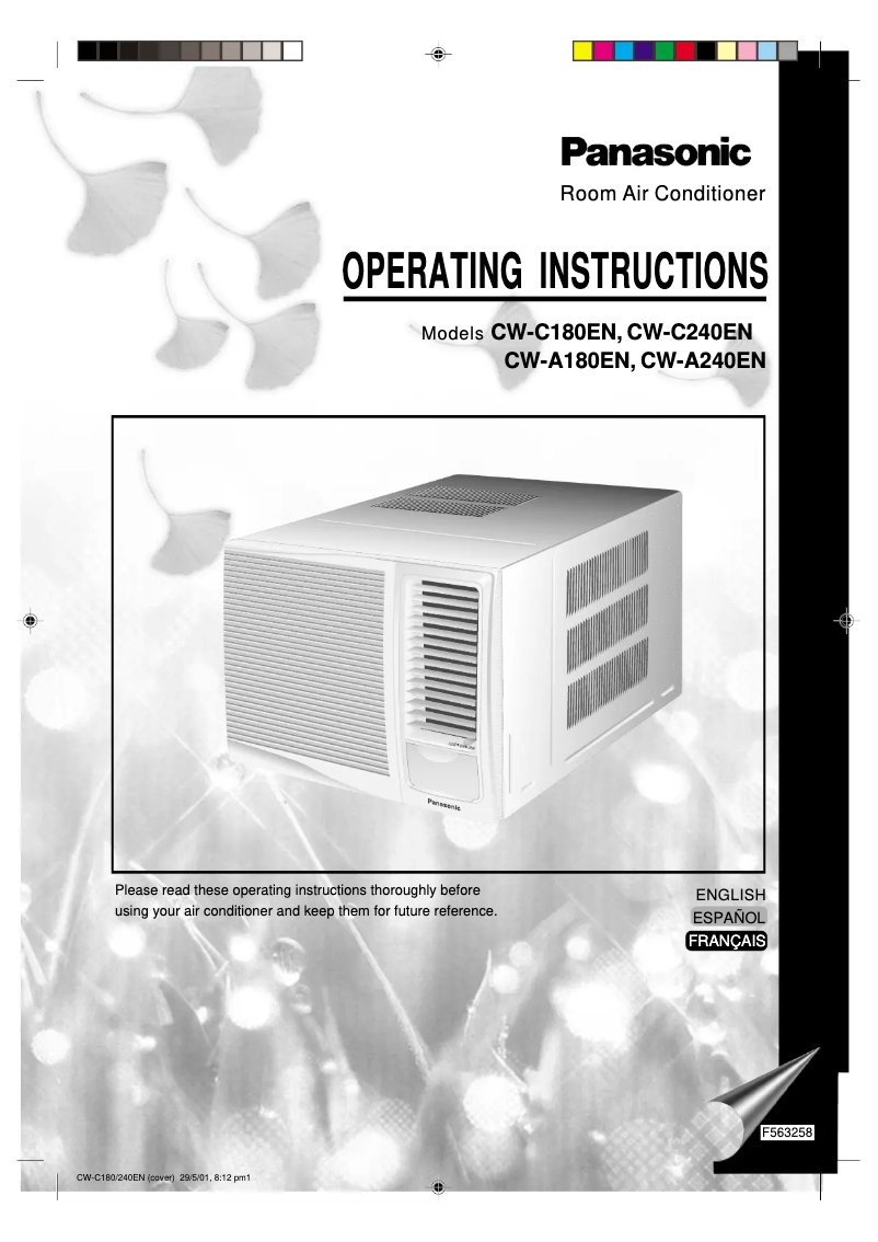 Image de la première page du manuel de l'appareil CW-A240