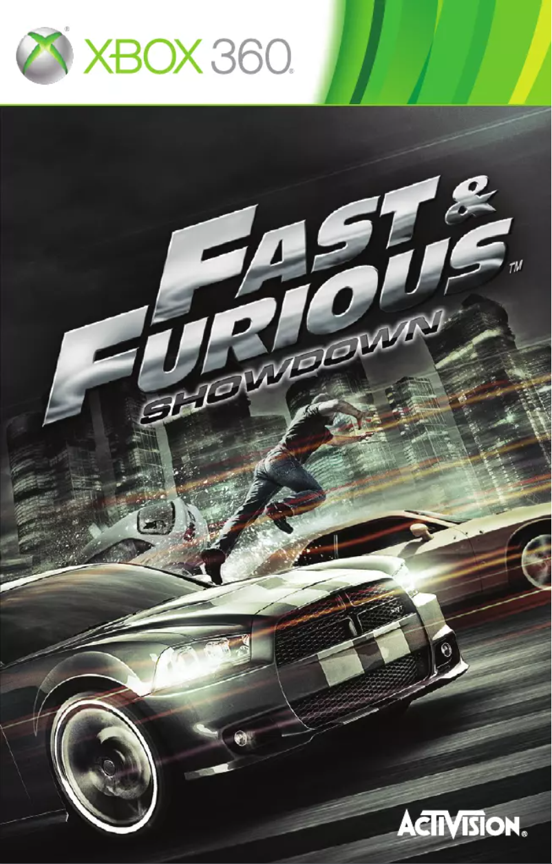 Page 1 de la notice Manuel utilisateur Microsoft Fast and Furious - Showdown (Xbox 360)