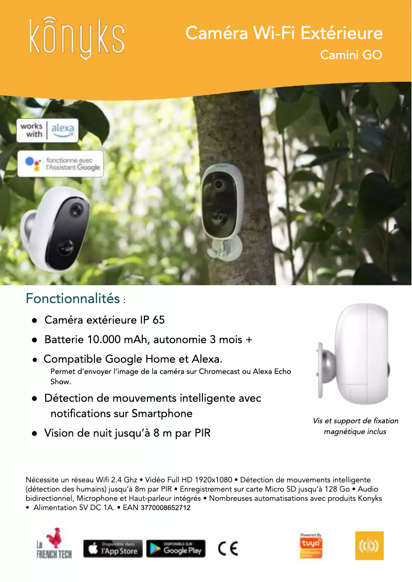 Image de la première page du manuel de l'appareil Camini Go