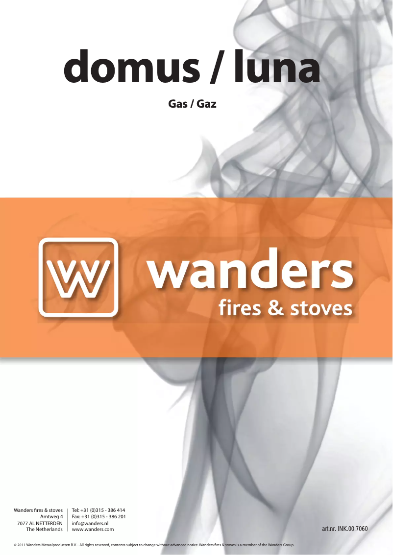 Página 1 del manual Manual de usuario Wanders Domus II