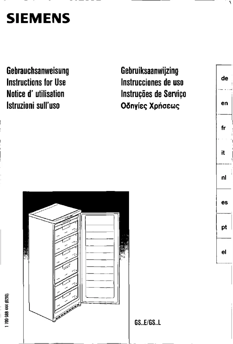 Page n°1 - Manuel utilisateur Siemens GS28L420