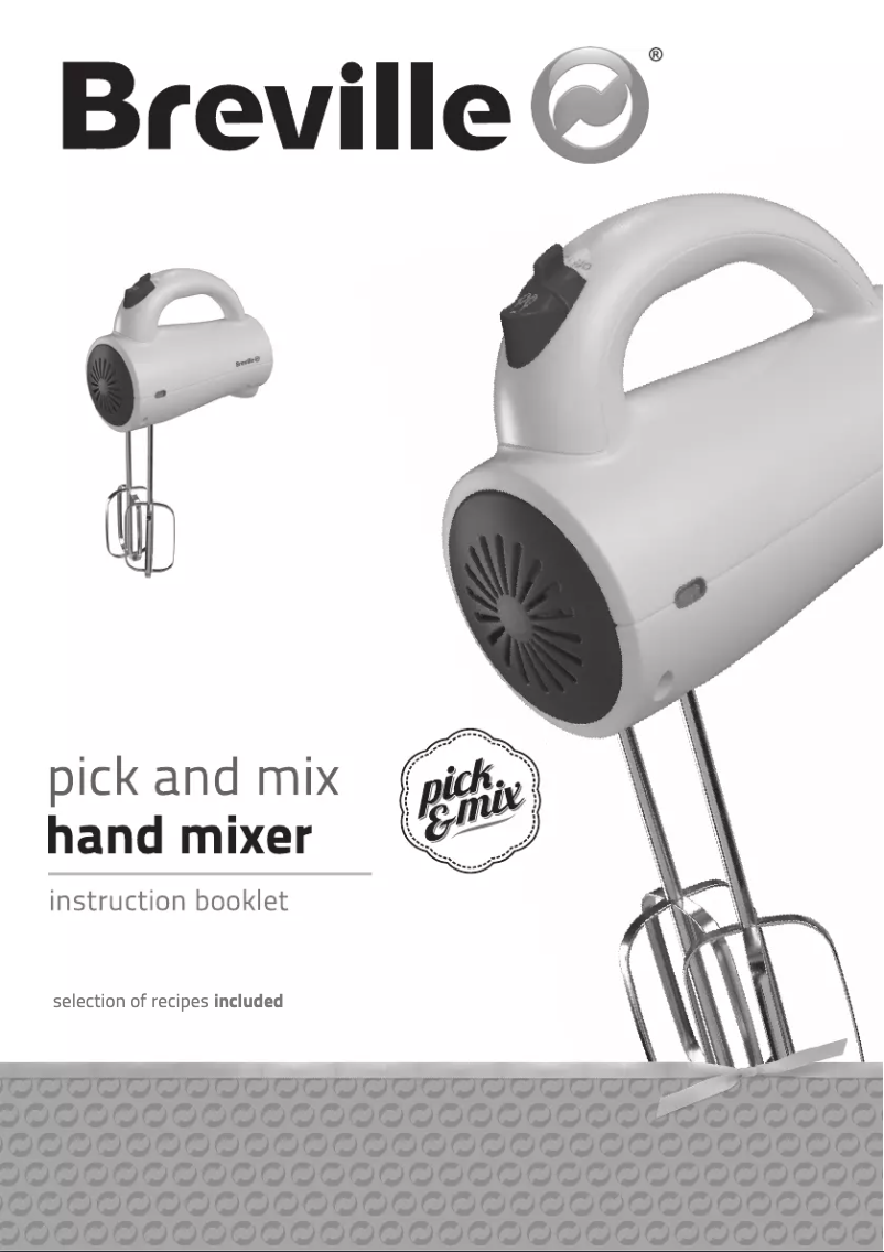 Page 1 de la notice Manuel utilisateur Breville Pick & Mix VFP070