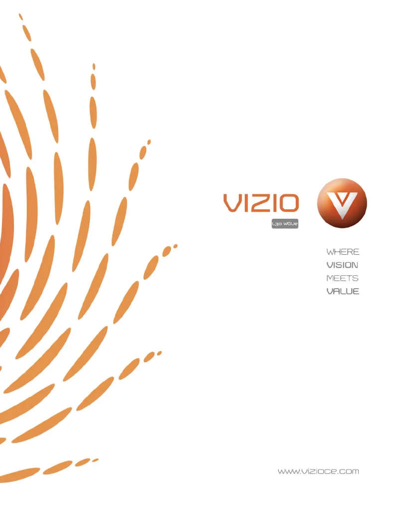 Page 1 de la notice Manuel utilisateur VIZIO L30WGU