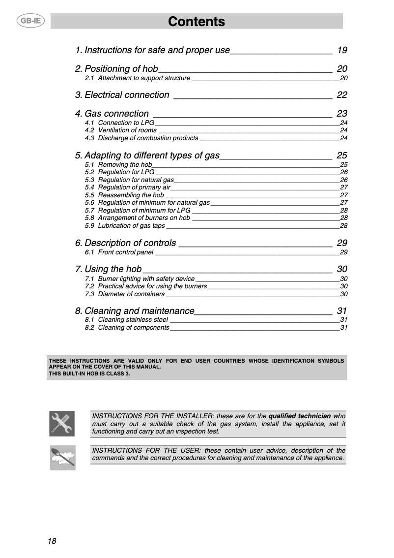 Page n°1 - Manuel utilisateur Smeg PTV705NL