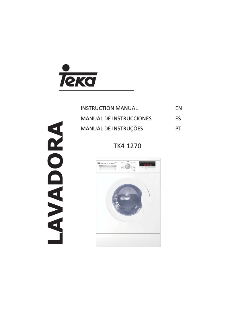 Page 1 de la notice Manuel utilisateur Teka 1270 SS