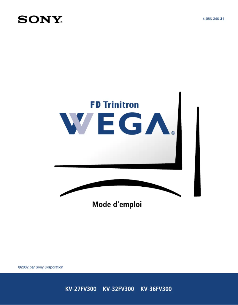 Image de la première page du manuel de l'appareil KV-36FV300