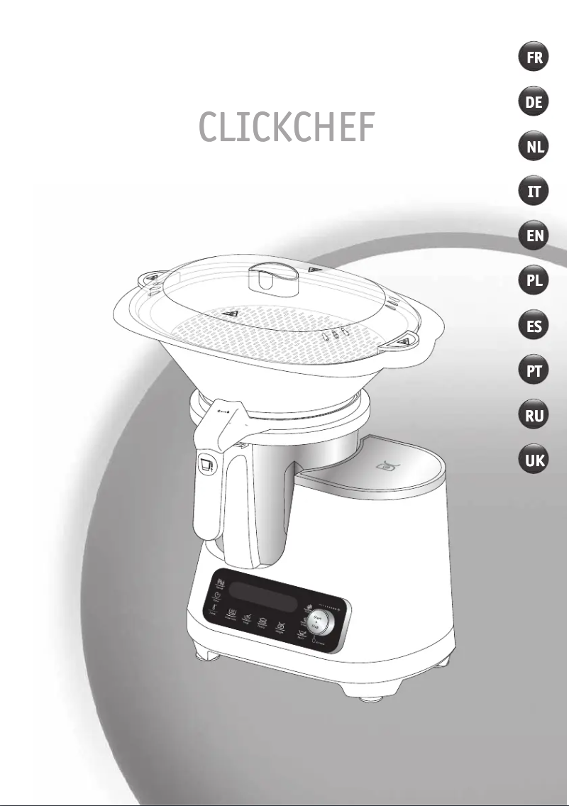 Page 1 de la notice Instructions / montage Moulinex ClickChef HF4568