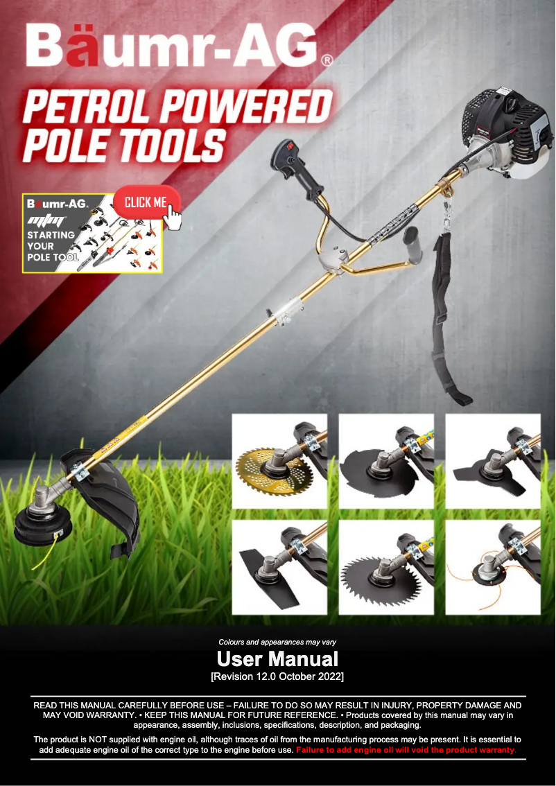 Página 1 del manual Manual de usuario Baumr-AG BCX720