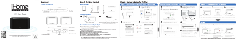 Página 1 del manual Guía de inicio rápido iHome iW2