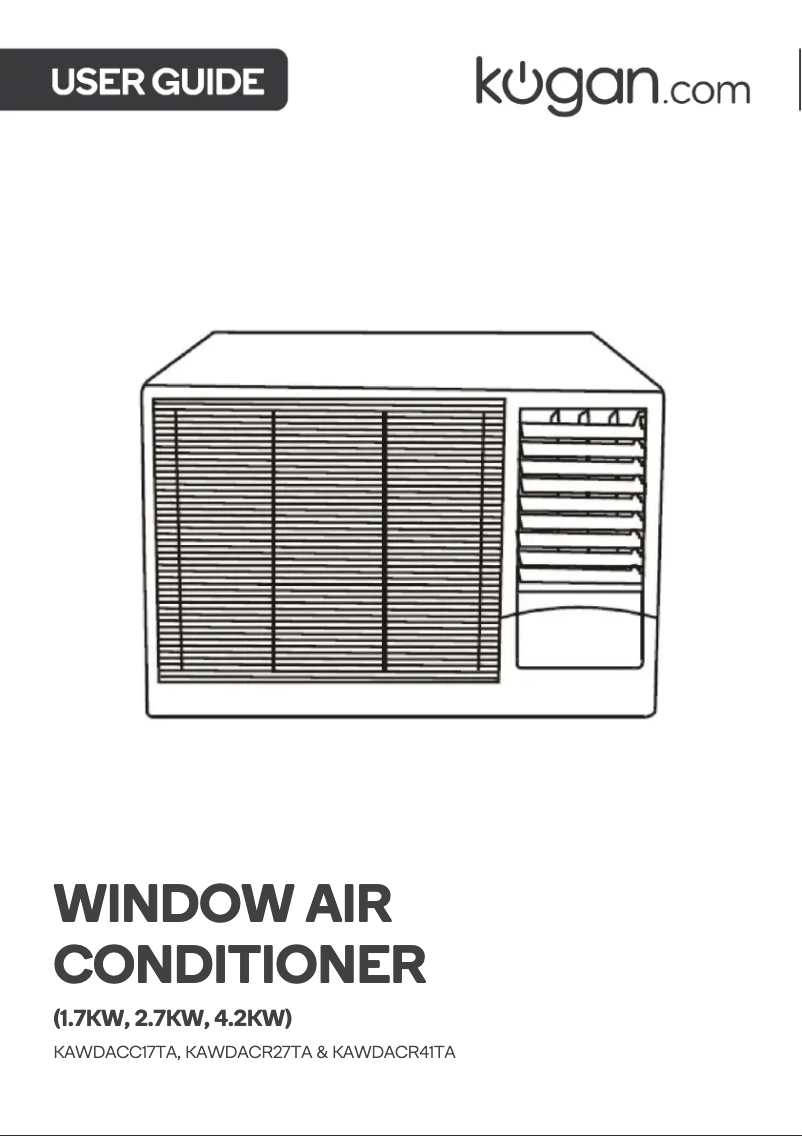 Image de la première page du manuel de l'appareil KAWDACC17TA