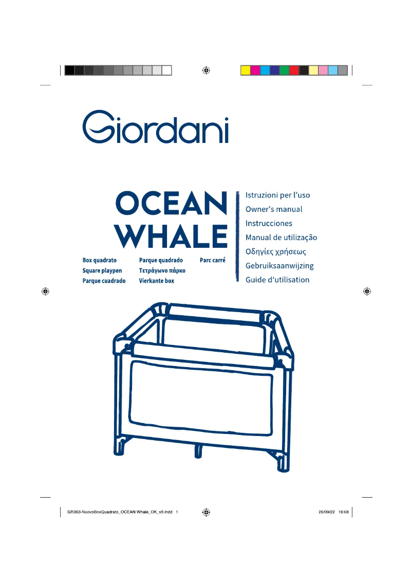 Page n°1 - Manuel utilisateur Giordani Ocean Whale