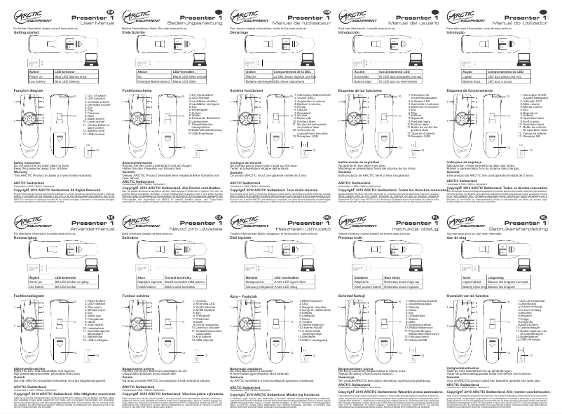 Page n°1 - Manuel utilisateur Arctic Cooling P0001