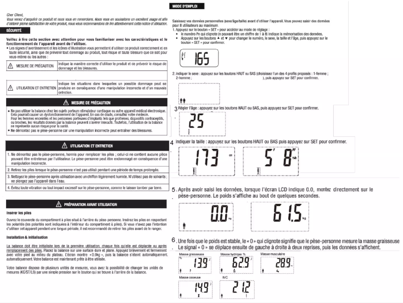 Image de la première page du manuel de l'appareil T902