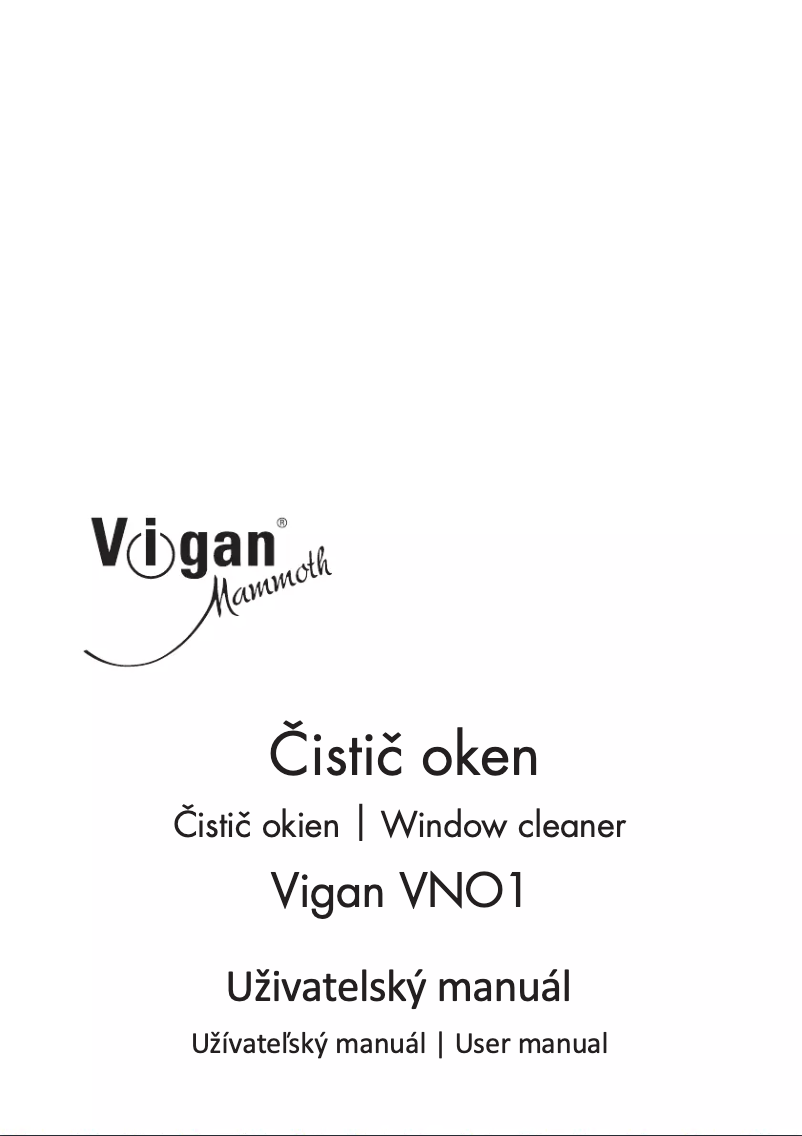 Page 1 de la notice Manuel utilisateur Vigan Mammoth VNO1