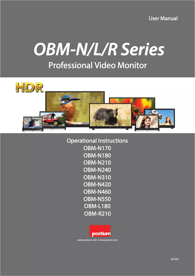 Página 1 del manual Manual de usuario Postium OBM-R210