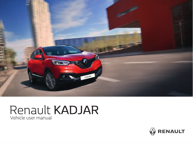 Page 1 de la notice Manuel utilisateur Renault Kadjar (2017)