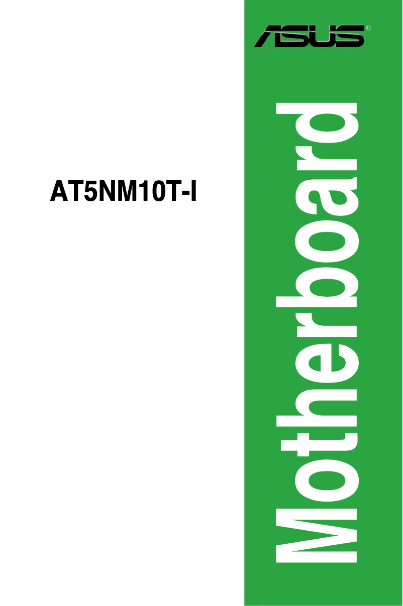 Image de la première page du manuel de l'appareil AT5NM10T-I