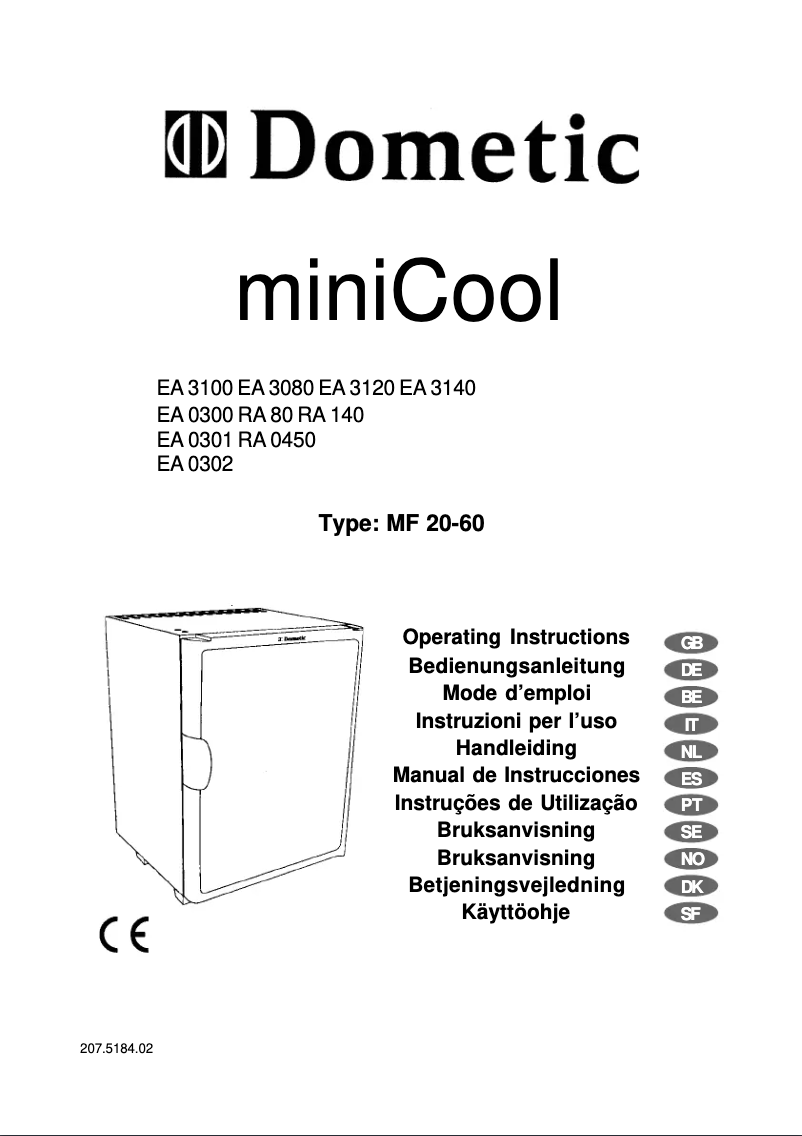 Page 1 de la notice Manuel utilisateur Electrolux EA 3120