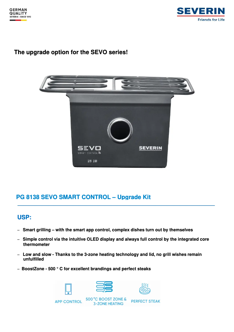 Page n°1 - Manuel utilisateur Severin PG 8194