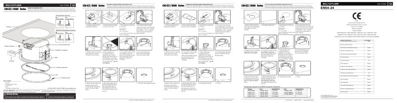 Página 1 del manual Manual de usuario SoundTube CM62-EZ-II