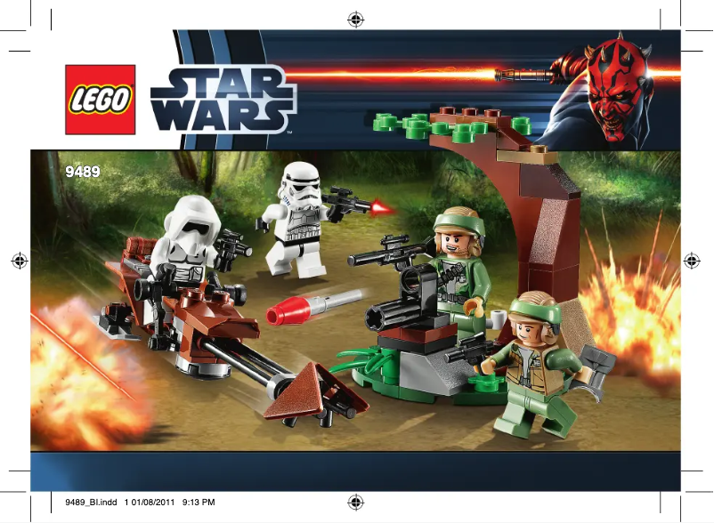 Page 1 de la notice Manuel utilisateur Lego Star Wars 9489