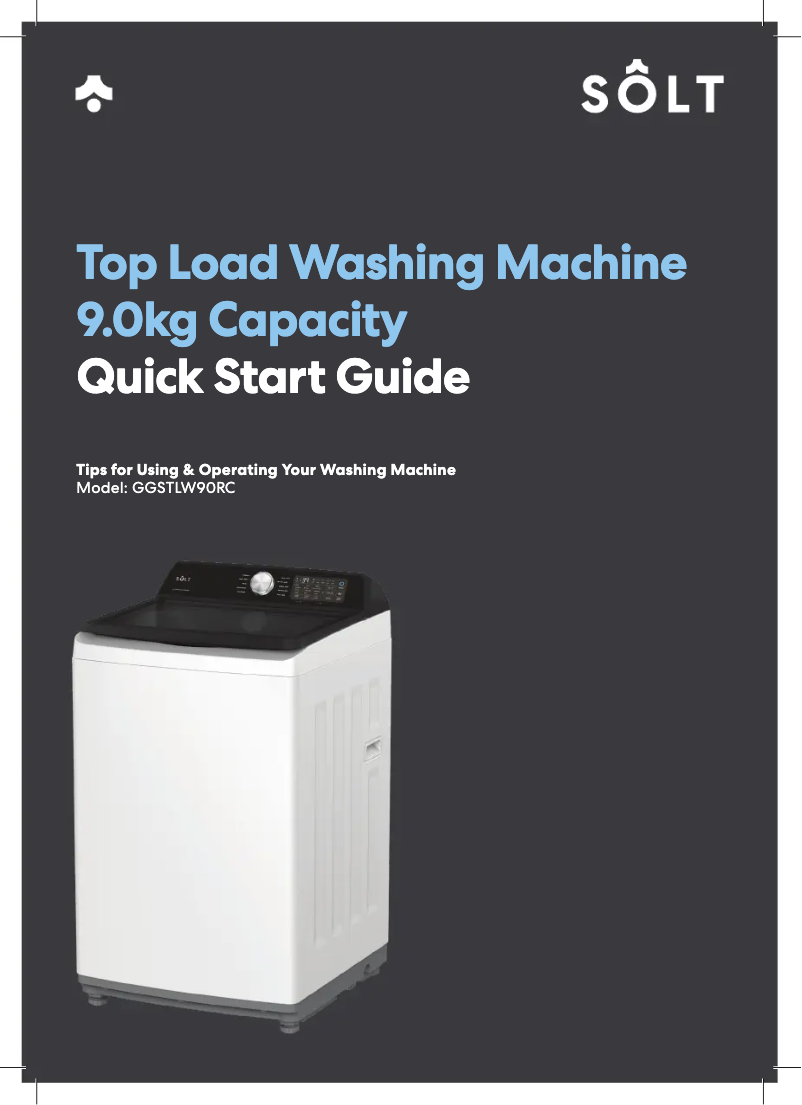 Image de la première page du manuel de l'appareil GGSTLW90RC