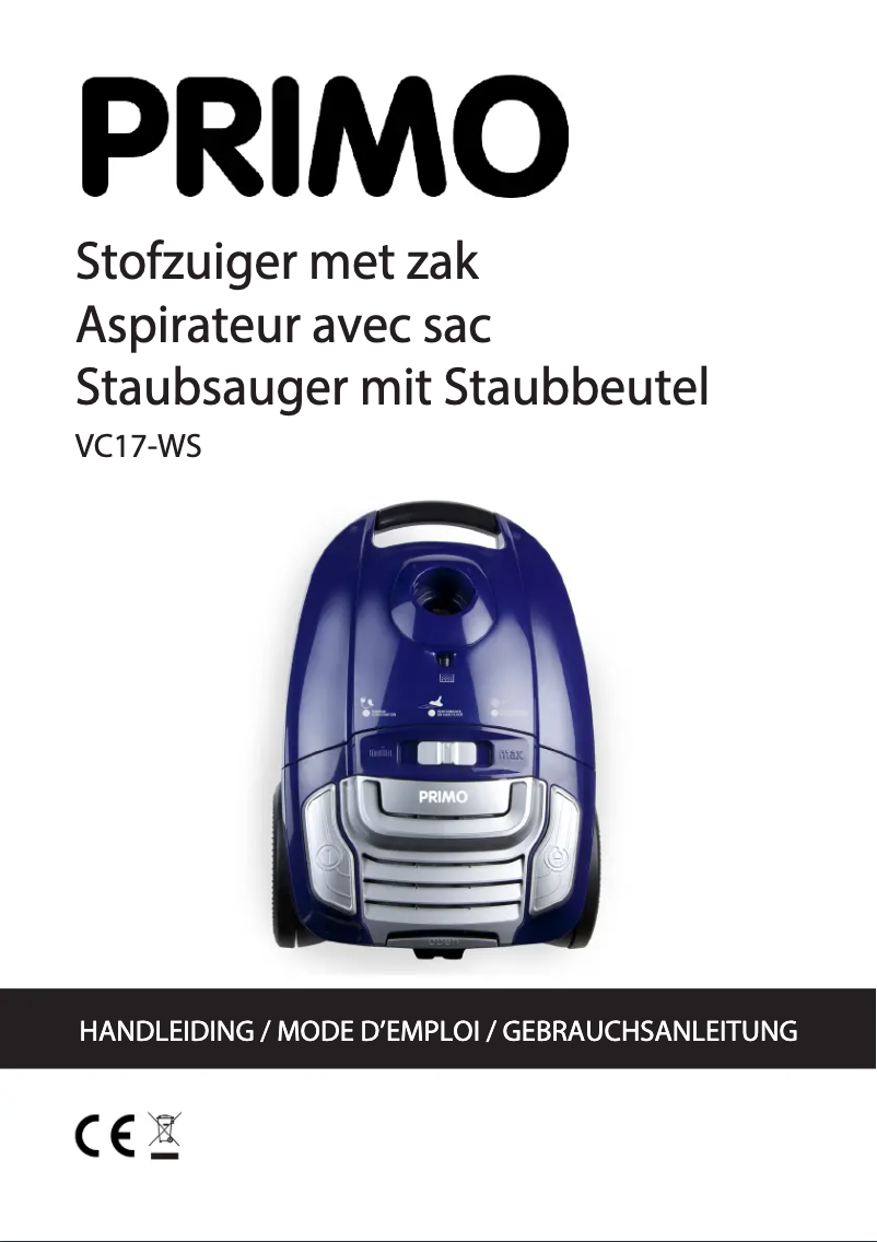 Image de la première page du manuel de l'appareil VC17-WS