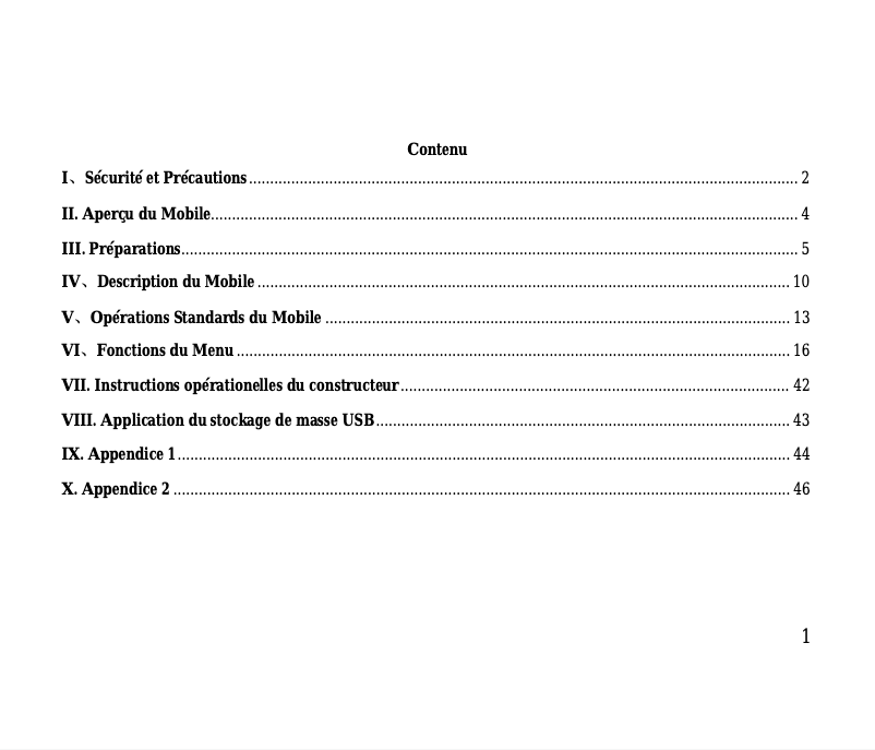 Page 1 de la notice Manuel utilisateur ITT Dual 87