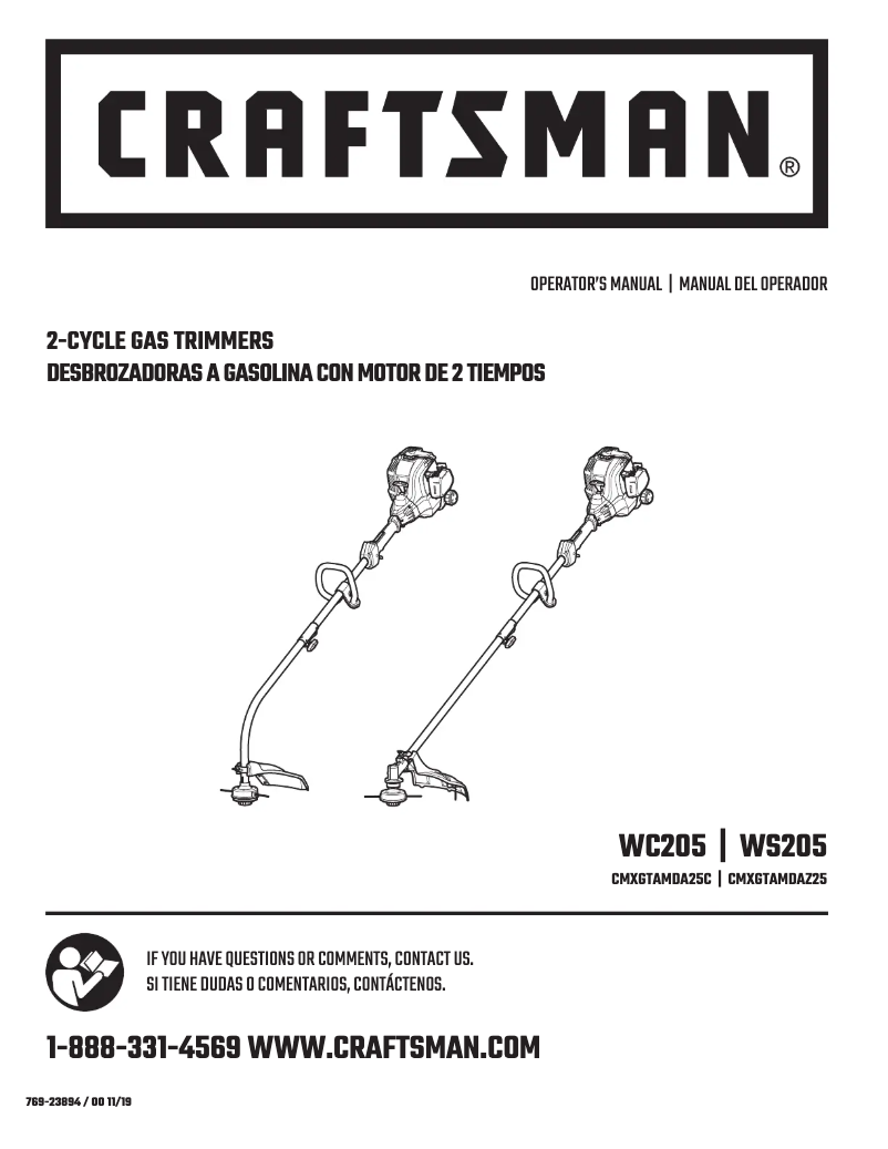 Page 1 de la notice Manuel utilisateur Craftsman CMXGTAMDAZ25