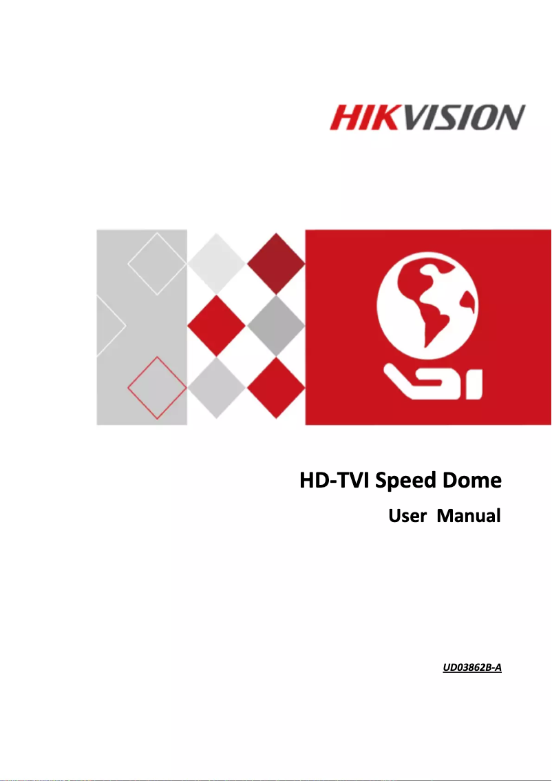 Page 1 de la notice Manuel utilisateur Hikvision DS-2AE4215TI-A