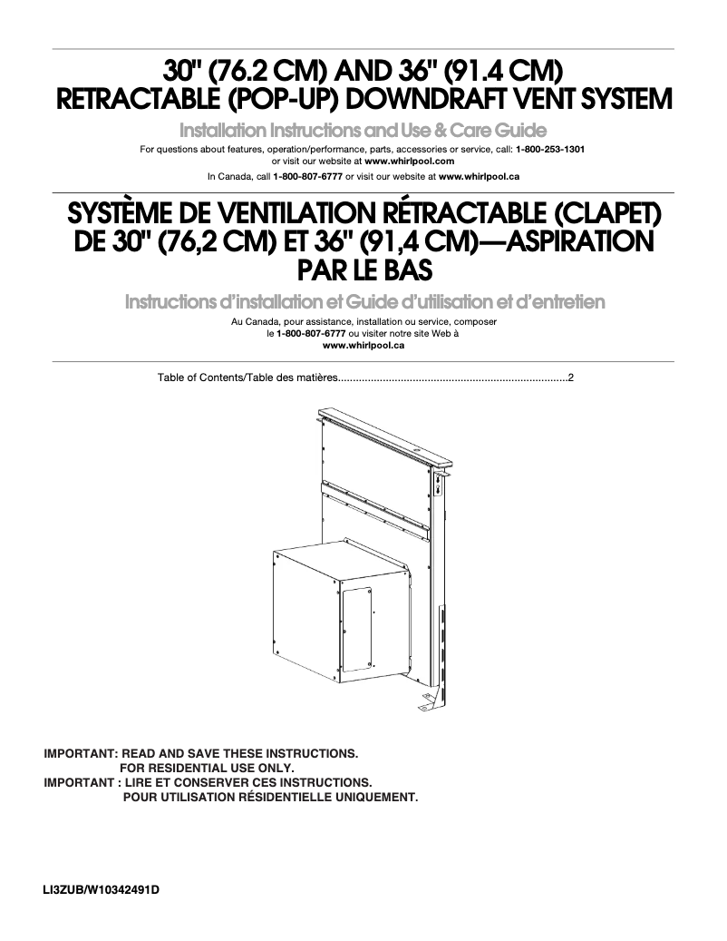 Image de la première page du manuel de l'appareil UXD8630DYS
