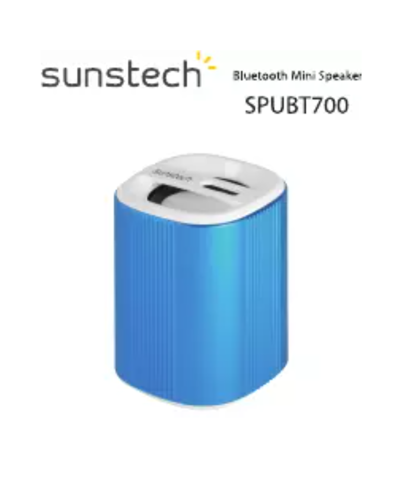Page n°1 - Manuel utilisateur Sunstech SPUBT700