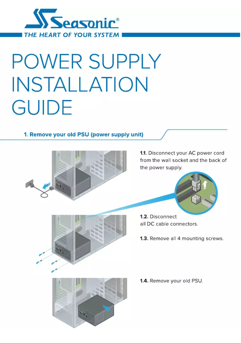 Page 1 de la notice Manuel utilisateur Seasonic G12 GC-650