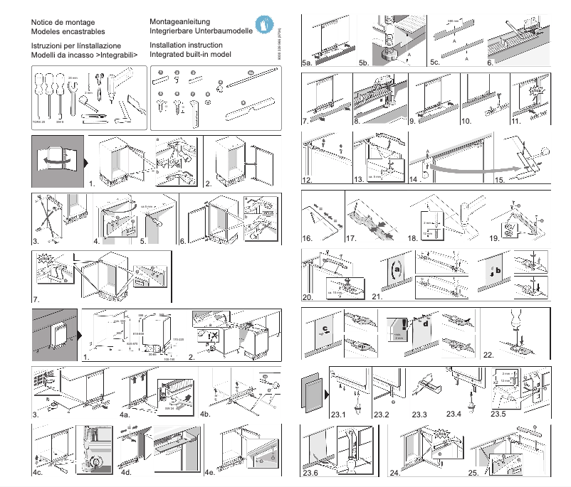 Page n°1 - Guide d'installation Neff K4316XFF0G