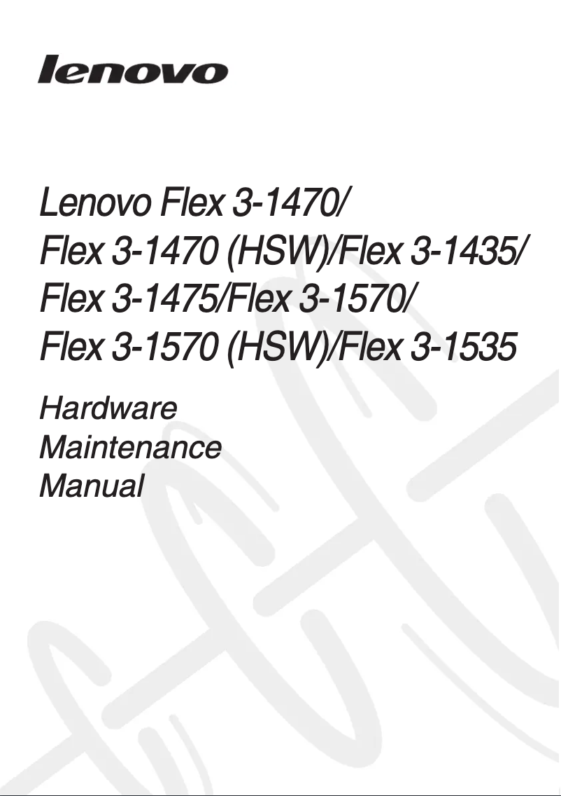 Página 1 del manual Manual de usuario Lenovo Flex 3