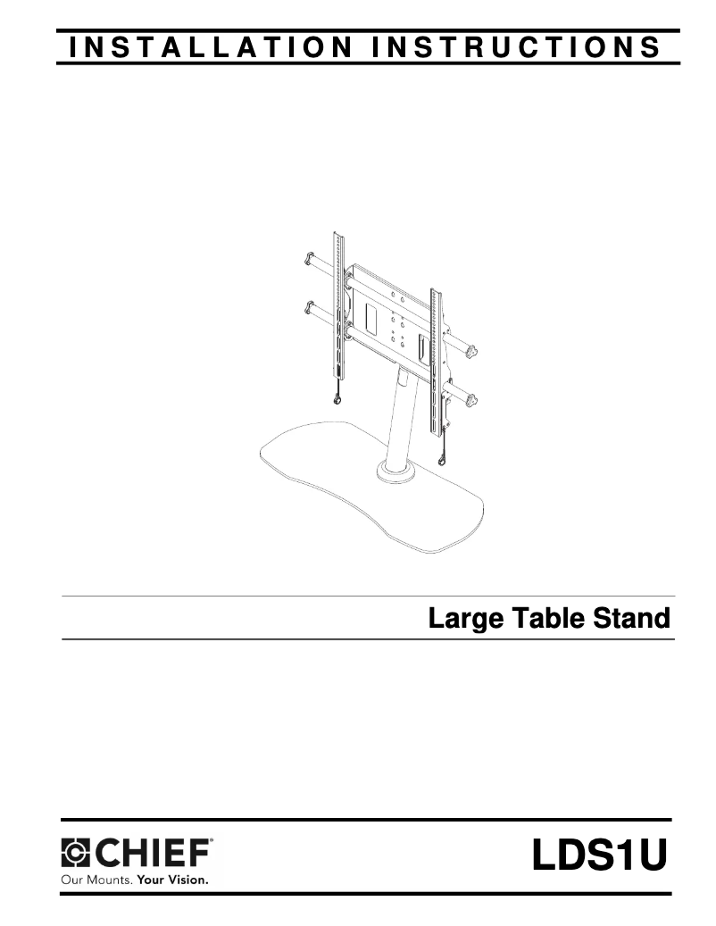 Image de la première page du manuel de l'appareil LDS1U