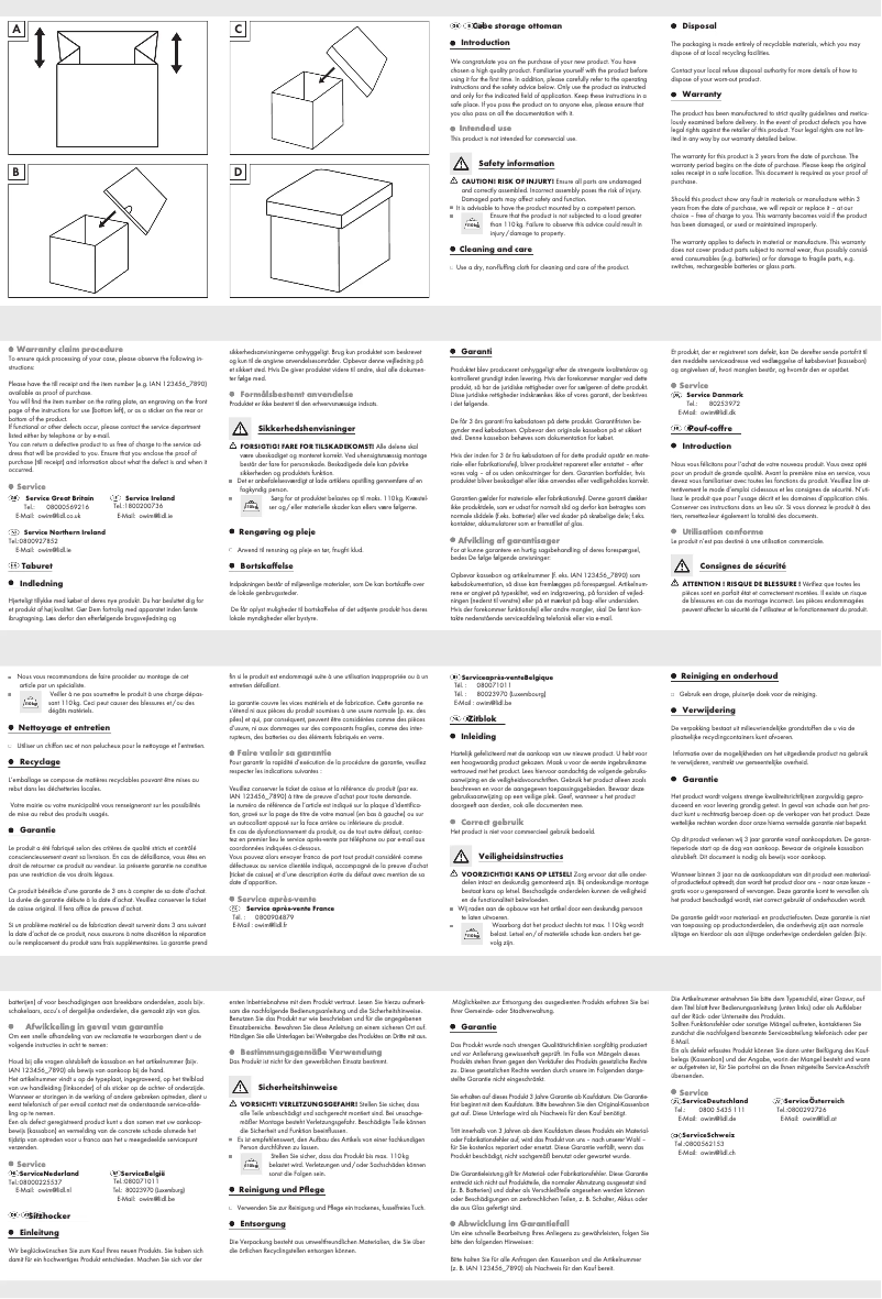 Page 1 de la notice Manuel utilisateur Livarno Lux IAN 353689