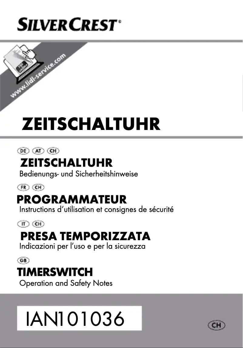 Page 1 de la notice Manuel utilisateur SilverCrest IAN 101036