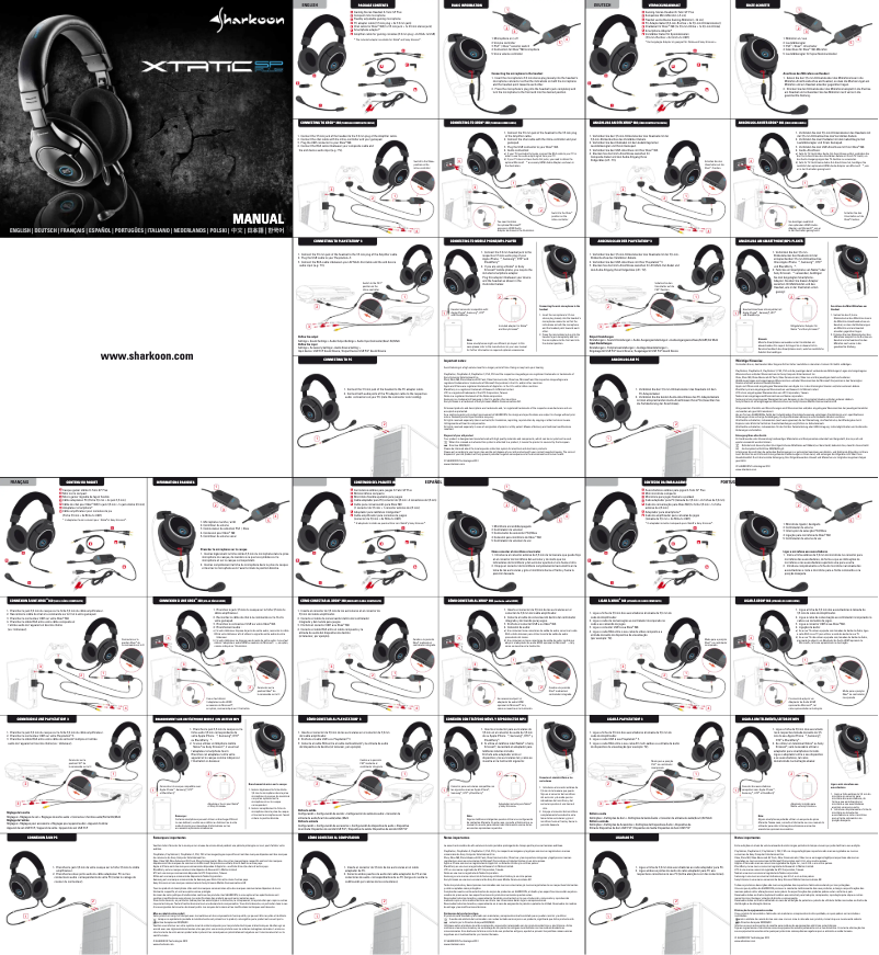 Image de la première page du manuel de l'appareil X-Tatic SP Plus