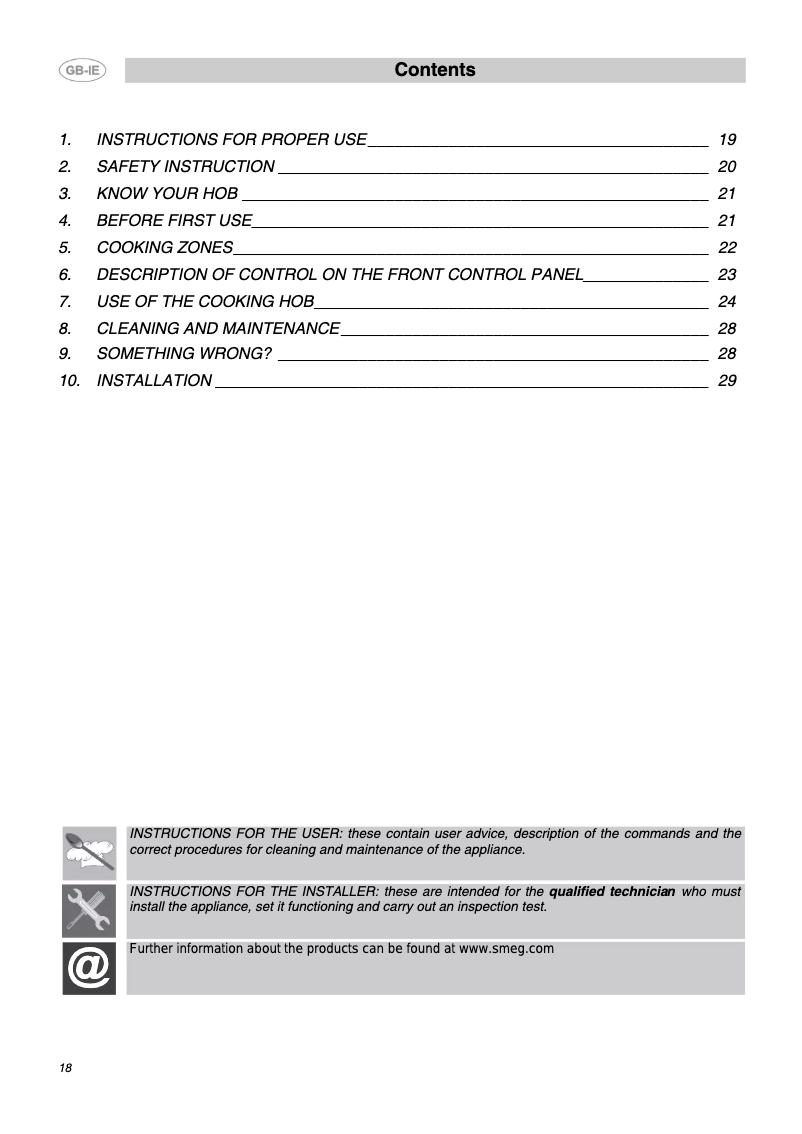 Imagen de la primera página del manual del dispositivo P775AO