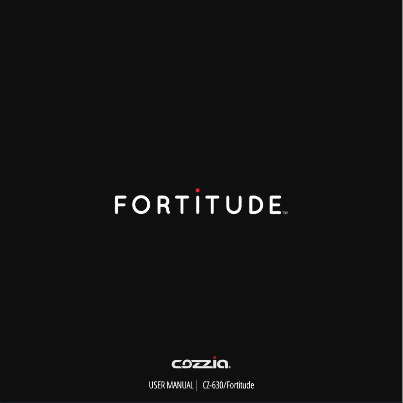 Image de la première page du manuel de l'appareil CZ-630