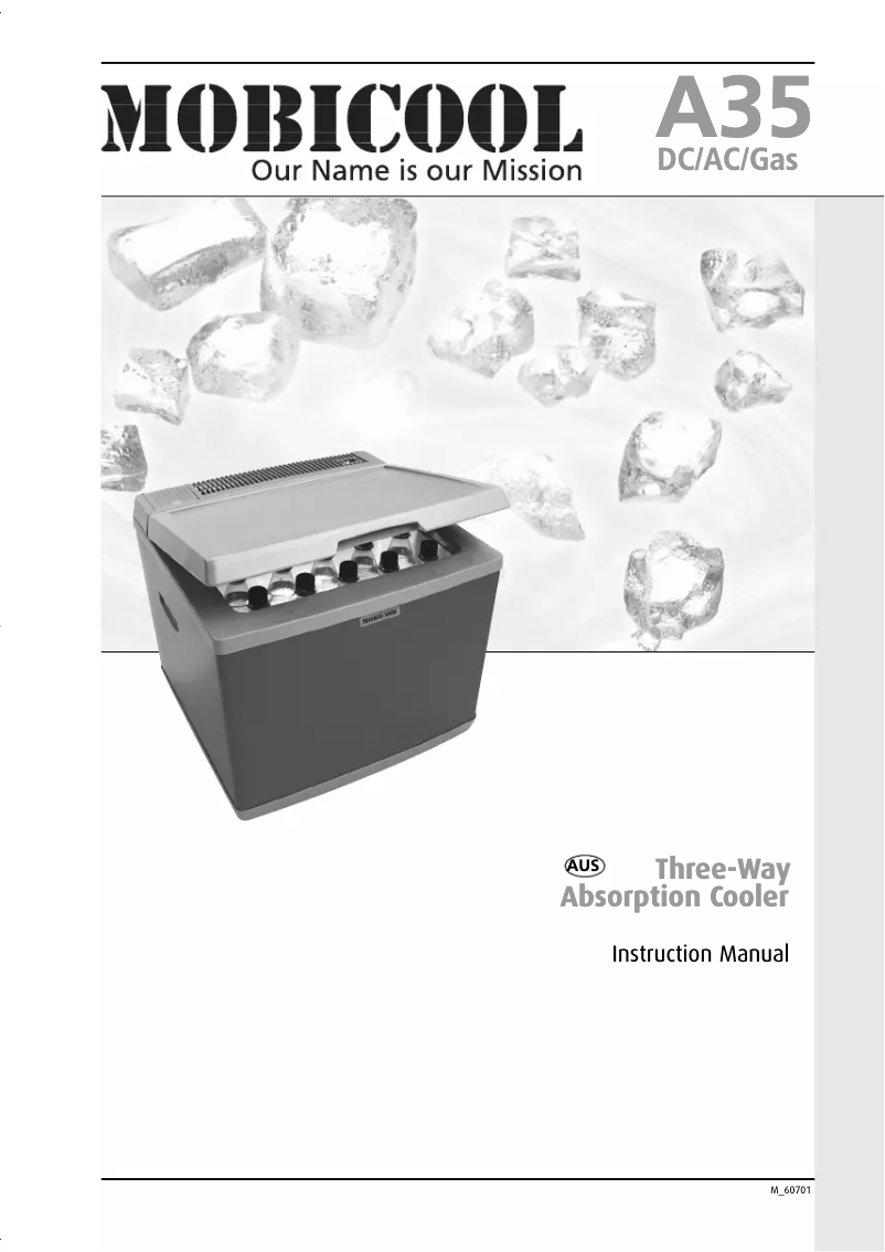 Page n°1 - Manuel utilisateur Mobicool A35