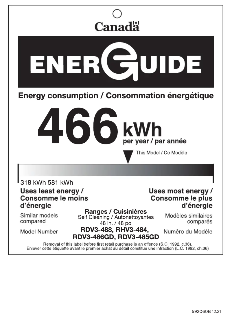 Image de la première page du manuel de l'appareil RGV3-486GD