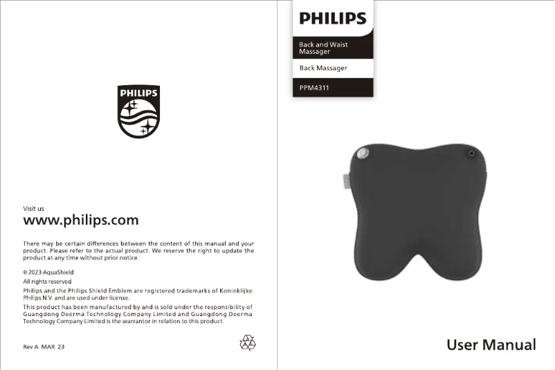 Image de la première page du manuel de l'appareil PPM4311